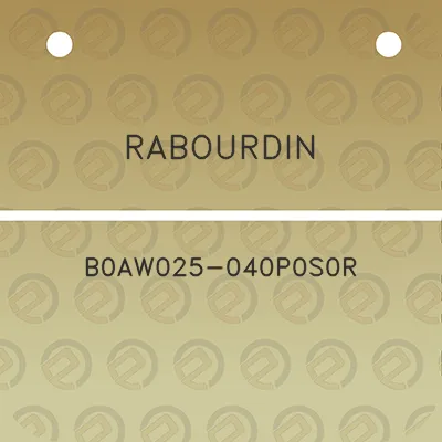 rabourdin-b0aw025-040p0s0r