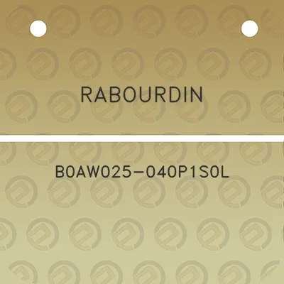 rabourdin-b0aw025-040p1s0l