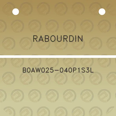 rabourdin-b0aw025-040p1s3l