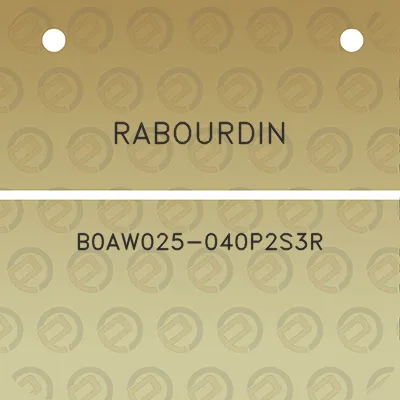 rabourdin-b0aw025-040p2s3r