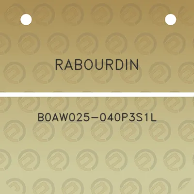 rabourdin-b0aw025-040p3s1l