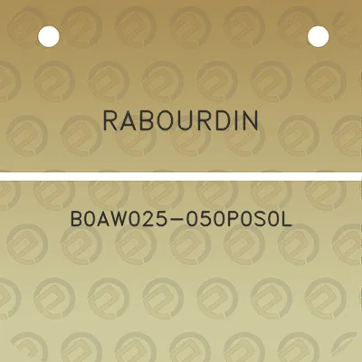 rabourdin-b0aw025-050p0s0l