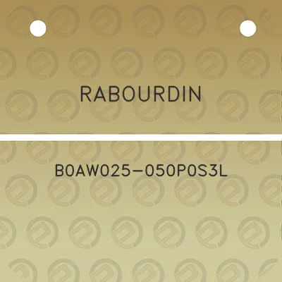 rabourdin-b0aw025-050p0s3l