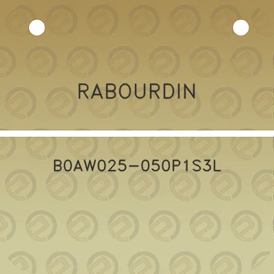 rabourdin-b0aw025-050p1s3l