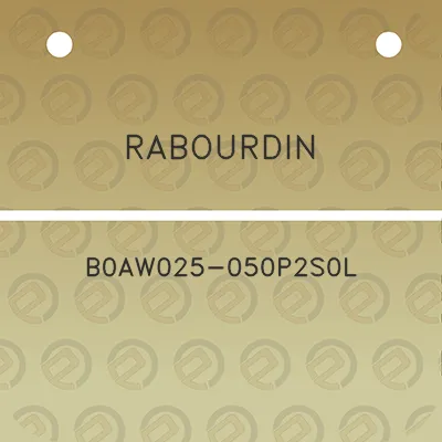 rabourdin-b0aw025-050p2s0l