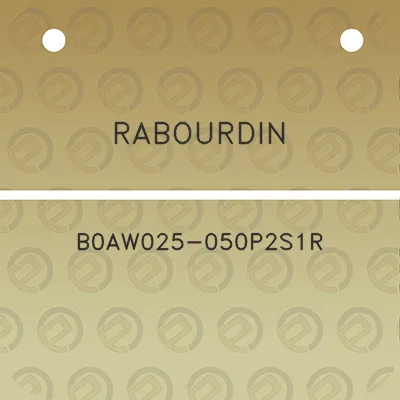 rabourdin-b0aw025-050p2s1r