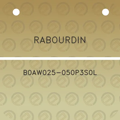 rabourdin-b0aw025-050p3s0l