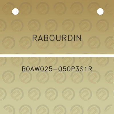 rabourdin-b0aw025-050p3s1r