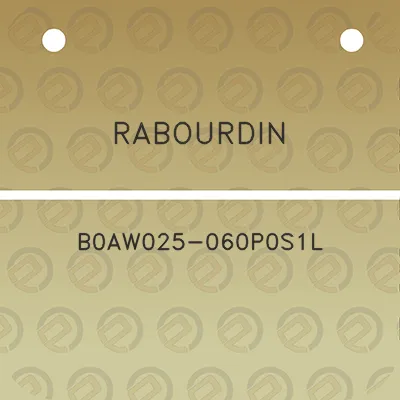 rabourdin-b0aw025-060p0s1l