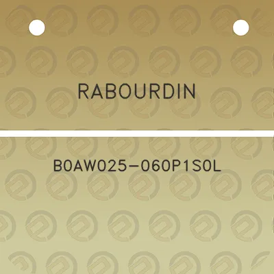 rabourdin-b0aw025-060p1s0l