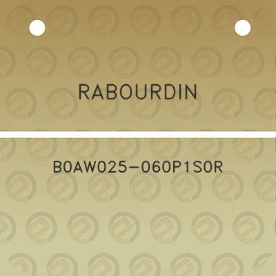 rabourdin-b0aw025-060p1s0r