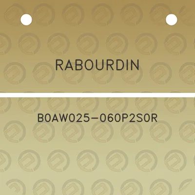 rabourdin-b0aw025-060p2s0r