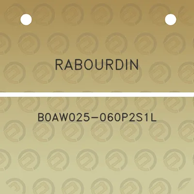 rabourdin-b0aw025-060p2s1l