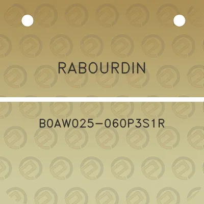 rabourdin-b0aw025-060p3s1r