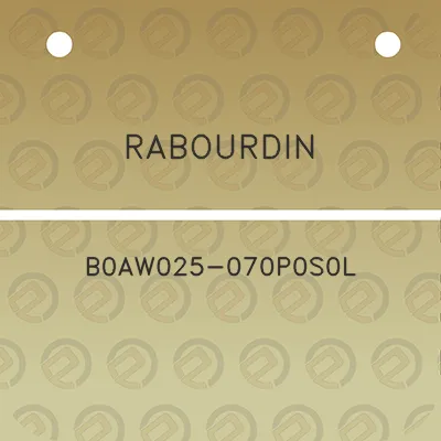 rabourdin-b0aw025-070p0s0l