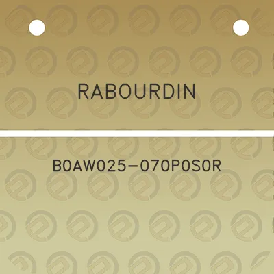 rabourdin-b0aw025-070p0s0r