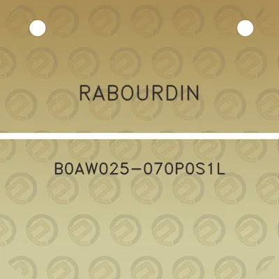 rabourdin-b0aw025-070p0s1l