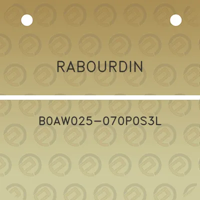 rabourdin-b0aw025-070p0s3l