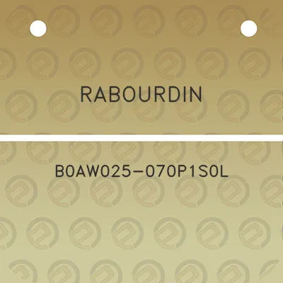 rabourdin-b0aw025-070p1s0l