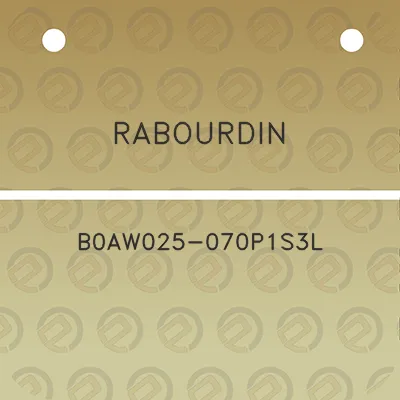 rabourdin-b0aw025-070p1s3l