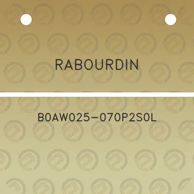 rabourdin-b0aw025-070p2s0l