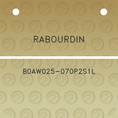 rabourdin-b0aw025-070p2s1l