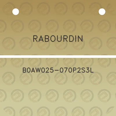 rabourdin-b0aw025-070p2s3l