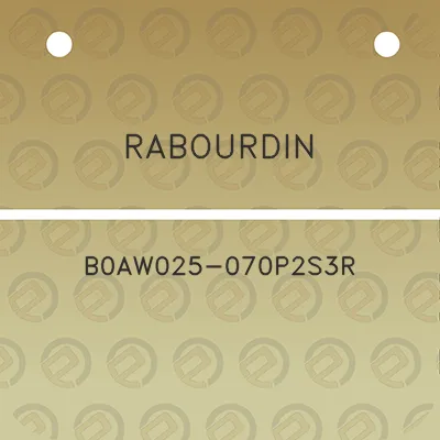 rabourdin-b0aw025-070p2s3r