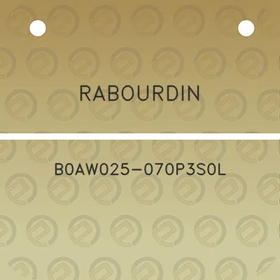 rabourdin-b0aw025-070p3s0l