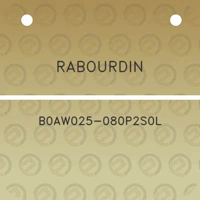 rabourdin-b0aw025-080p2s0l