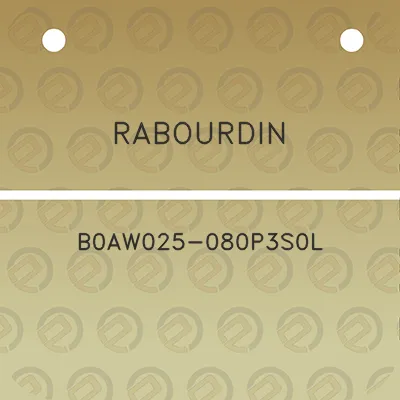 rabourdin-b0aw025-080p3s0l