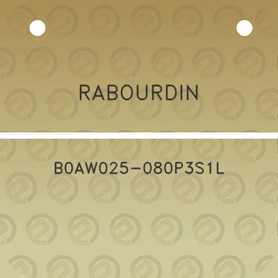 rabourdin-b0aw025-080p3s1l