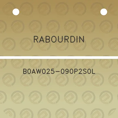 rabourdin-b0aw025-090p2s0l