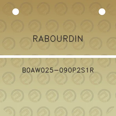 rabourdin-b0aw025-090p2s1r