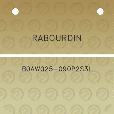 rabourdin-b0aw025-090p2s3l