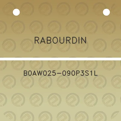 rabourdin-b0aw025-090p3s1l