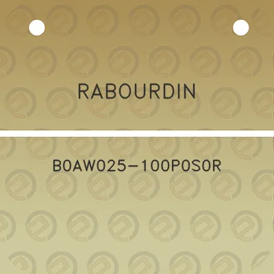 rabourdin-b0aw025-100p0s0r