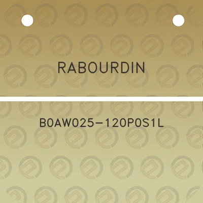 rabourdin-b0aw025-120p0s1l