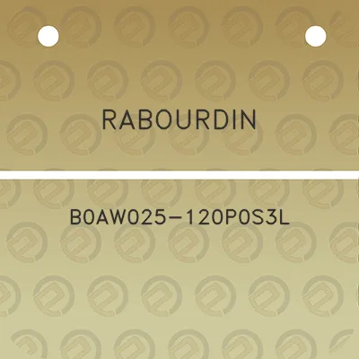 rabourdin-b0aw025-120p0s3l