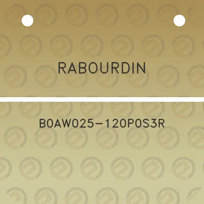 rabourdin-b0aw025-120p0s3r