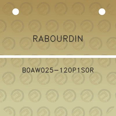 rabourdin-b0aw025-120p1s0r