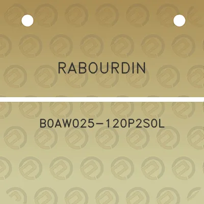 rabourdin-b0aw025-120p2s0l