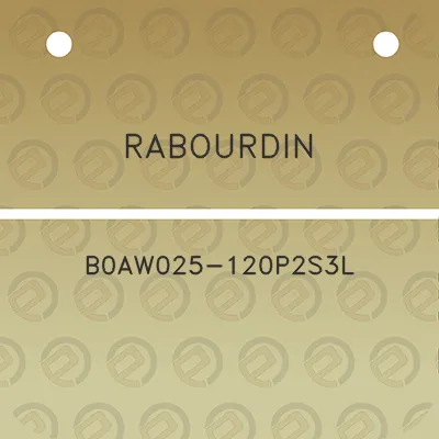 rabourdin-b0aw025-120p2s3l