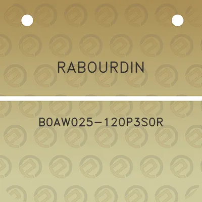 rabourdin-b0aw025-120p3s0r