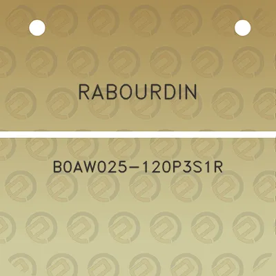 rabourdin-b0aw025-120p3s1r