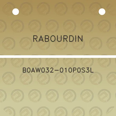 rabourdin-b0aw032-010p0s3l