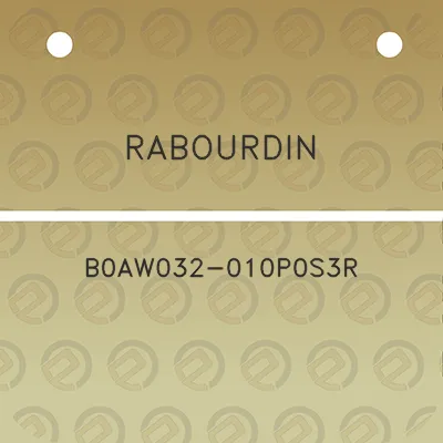 rabourdin-b0aw032-010p0s3r