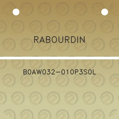 rabourdin-b0aw032-010p3s0l