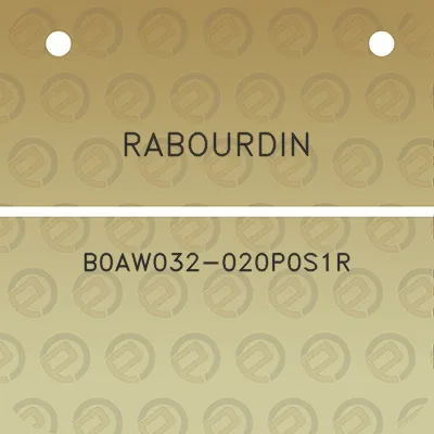 rabourdin-b0aw032-020p0s1r