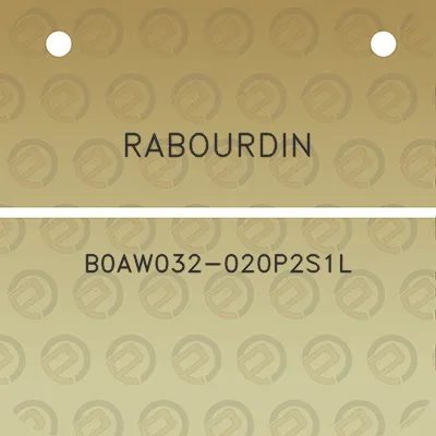 rabourdin-b0aw032-020p2s1l